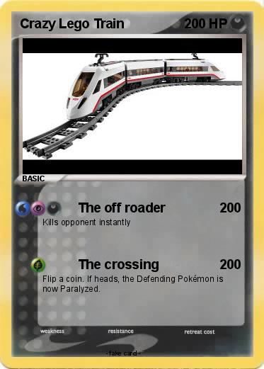 Pokemon Crazy Lego Train