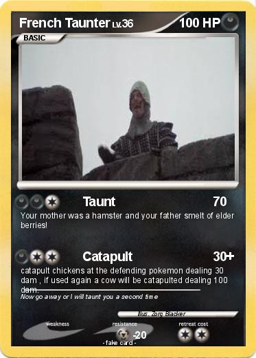 Pokemon French Taunter