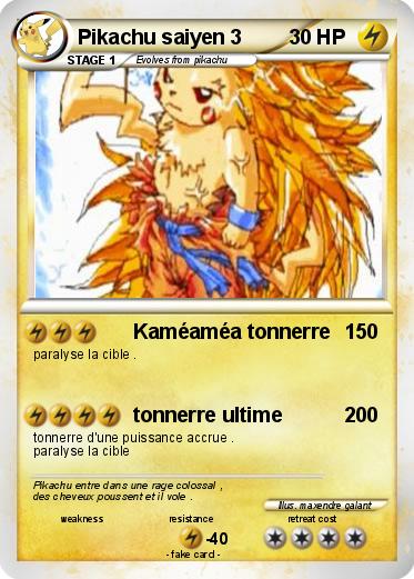 Pokemon Pikachu saiyen 3