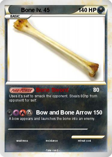 Pokemon Bone lv. 45
