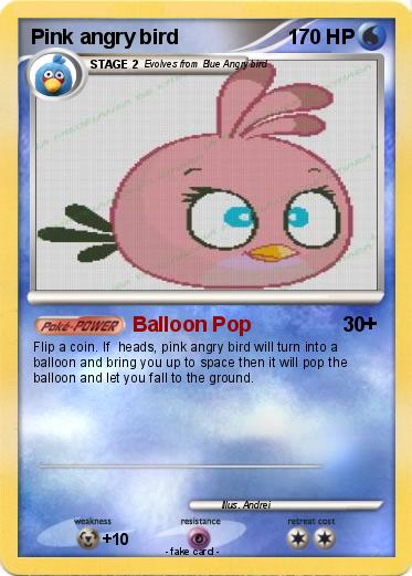 Pokemon Pink angry bird