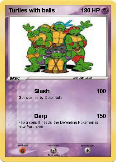 Pokemon Turtles with balls