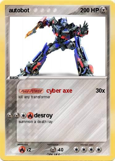 Pokemon autobot