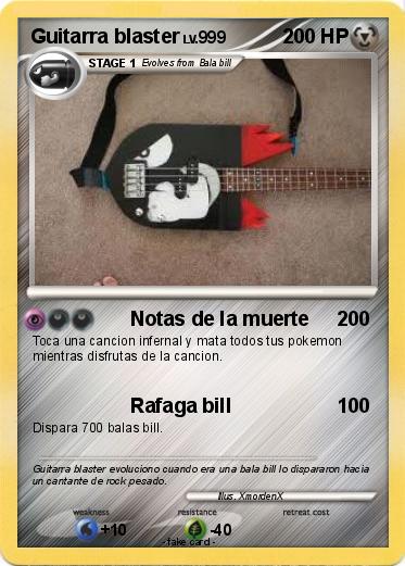 Pokemon Guitarra blaster