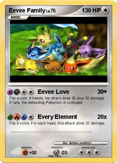 Pokemon Eevee Family