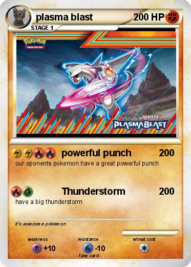 Pokemon plasma blast