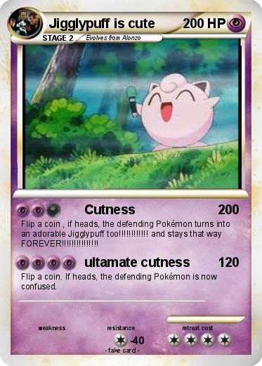 Pokemon Jigglypuff is cute