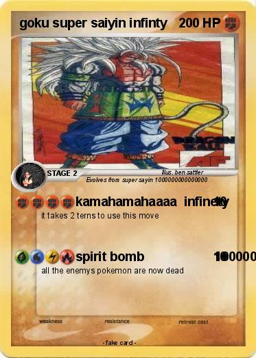 Pokemon goku super saiyin infinty