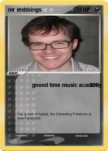 Pokemon mr stebbings