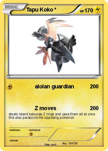 Pokemon Tapu Koko *