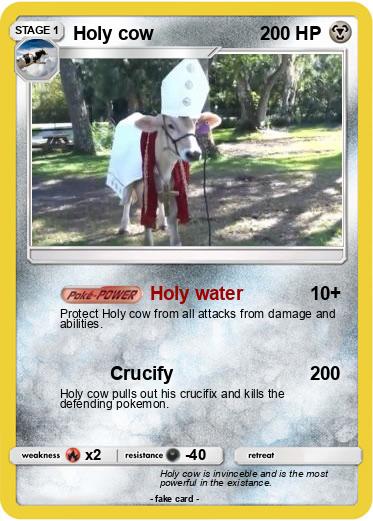 Pokemon Holy cow