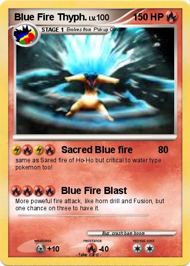 Pokemon Blue Fire Thyph.