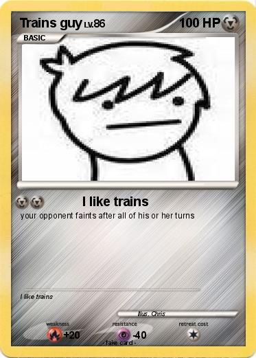 Pokemon Trains guy