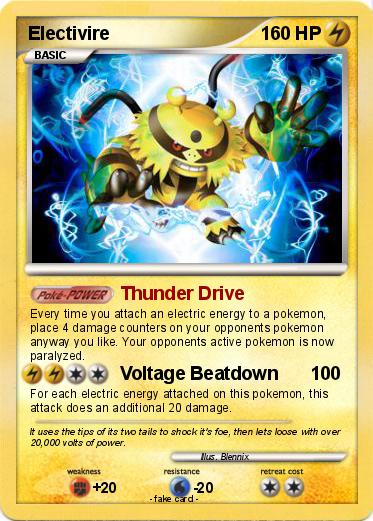 Pokemon Electivire