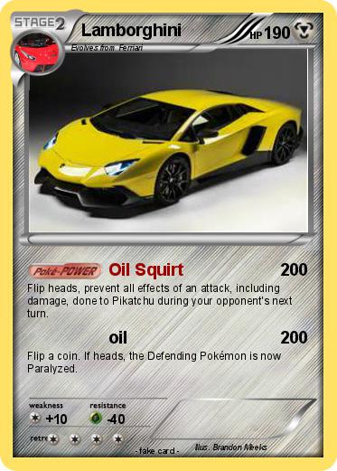 Pokemon Lamborghini