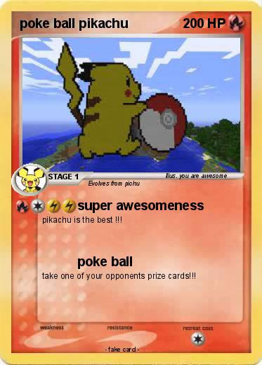 Pokemon poke ball pikachu