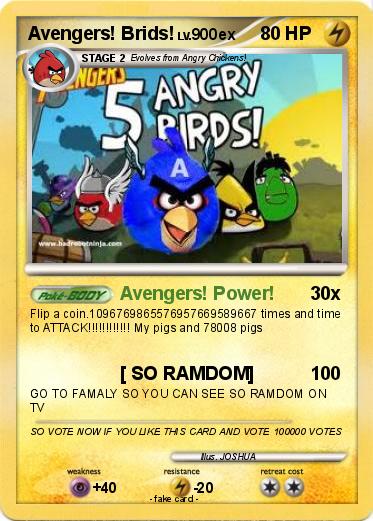 Pokemon Avengers! Brids!