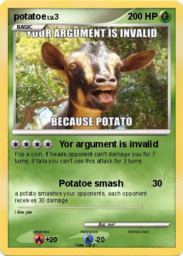Pokemon potatoe