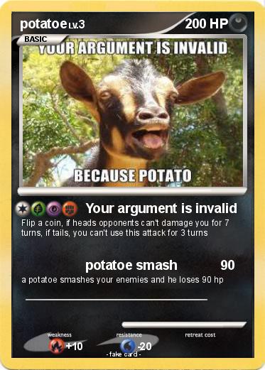 Pokemon potatoe
