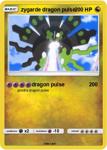 Pokemon zygarde dragon pulse