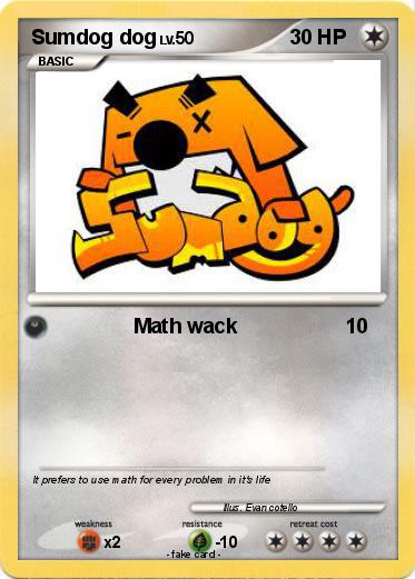 Pokemon Sumdog dog