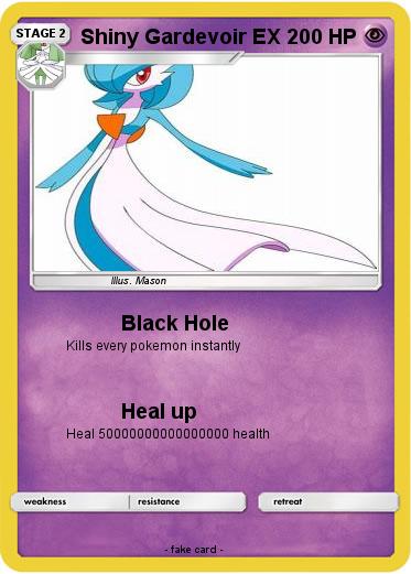 Pokemon Shiny Gardevoir EX