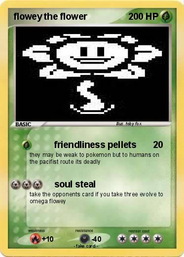 Pokemon flowey the flower