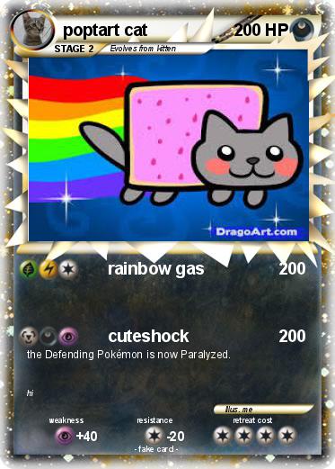 Pokemon poptart cat