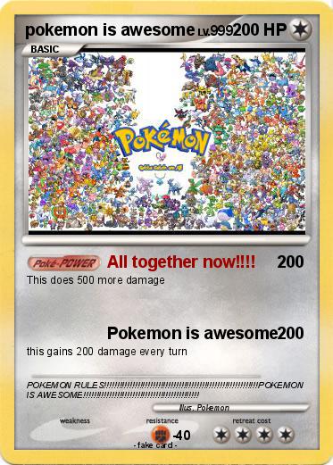 Pokemon pokemon is awesome