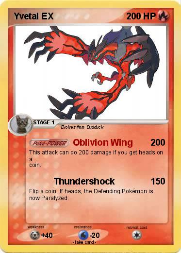 Pokemon Yvetal EX