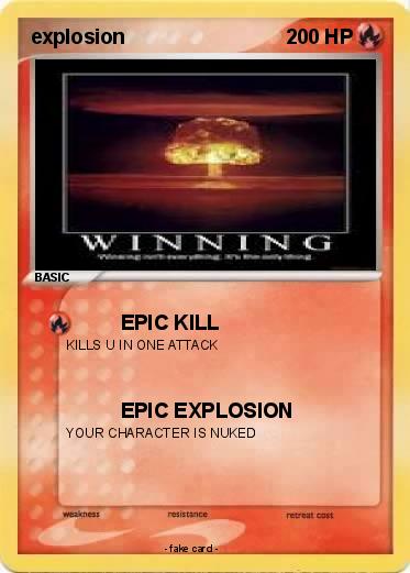 Pokemon explosion