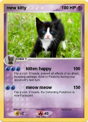 Pokemon mew kitty