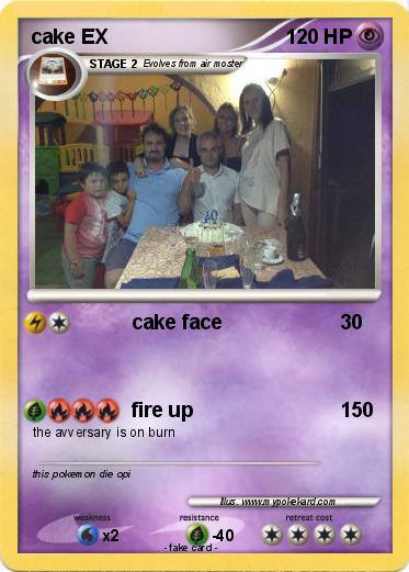 Pokemon cake EX