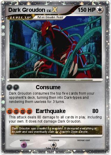 Pokemon Dark Groudon