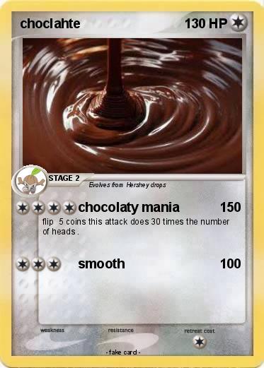 Pokemon choclahte