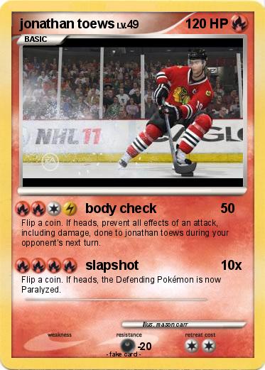 Pokemon jonathan toews