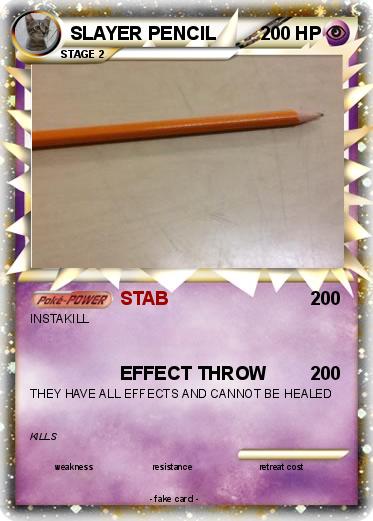 Pokemon SLAYER PENCIL