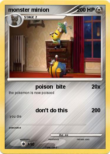 Pokemon monster minion