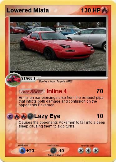 Pokemon Lowered Miata