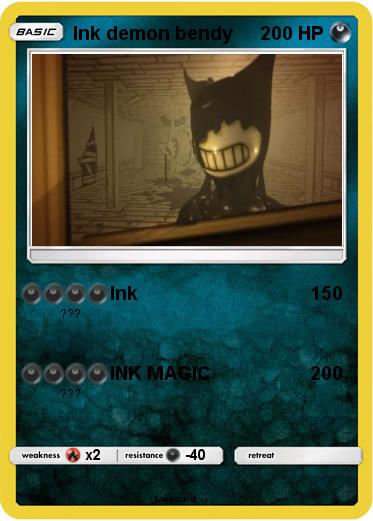 Pokemon Ink demon bendy