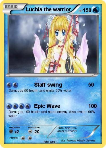 Pokemon Luchia the warrior