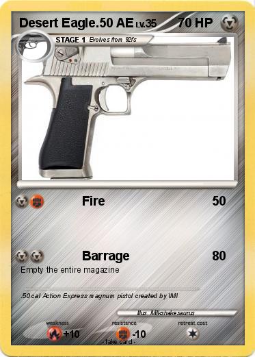 Pokemon Desert Eagle.50 AE