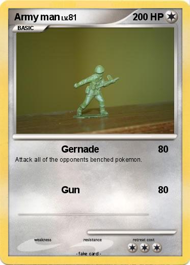 Pokemon Army man