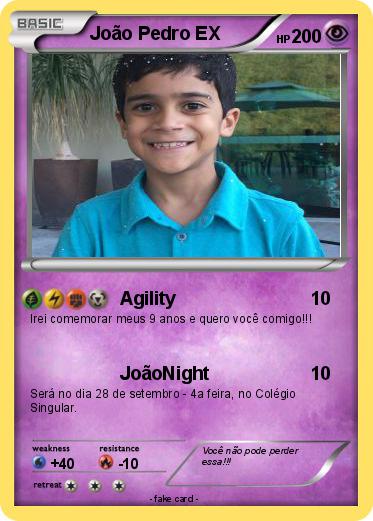 Pokemon João Pedro EX