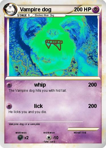 Pokemon Vampire dog