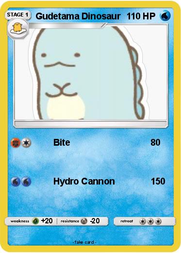 Pokemon Gudetama Dinosaur