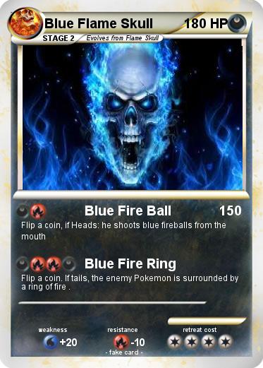 Pokemon Blue Flame Skull