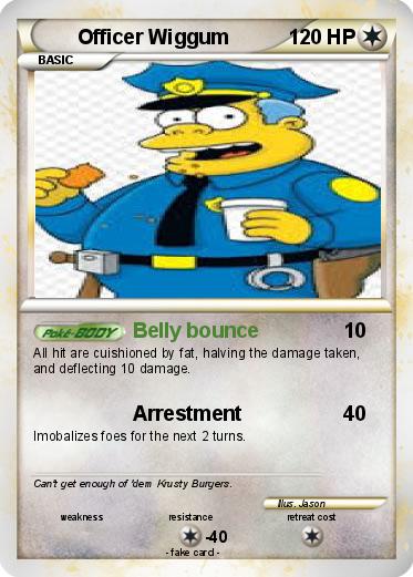 Pokemon Officer Wiggum