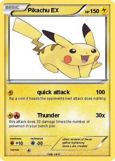 Pokemon Pikachu EX