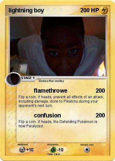 Pokemon lightning boy
